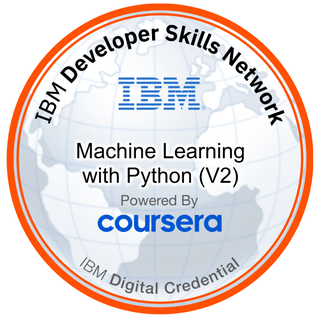 Machine Learning with Python badge